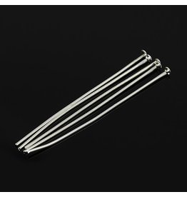 Headpins 2” 20g  Silver   x100