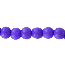 Wood 6mm  Purple 15" Strand  approx  x65