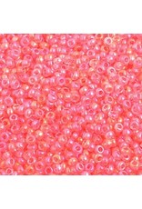 Czech *2400 10 Czech Seed 10g Transparent Salmon Orange AB