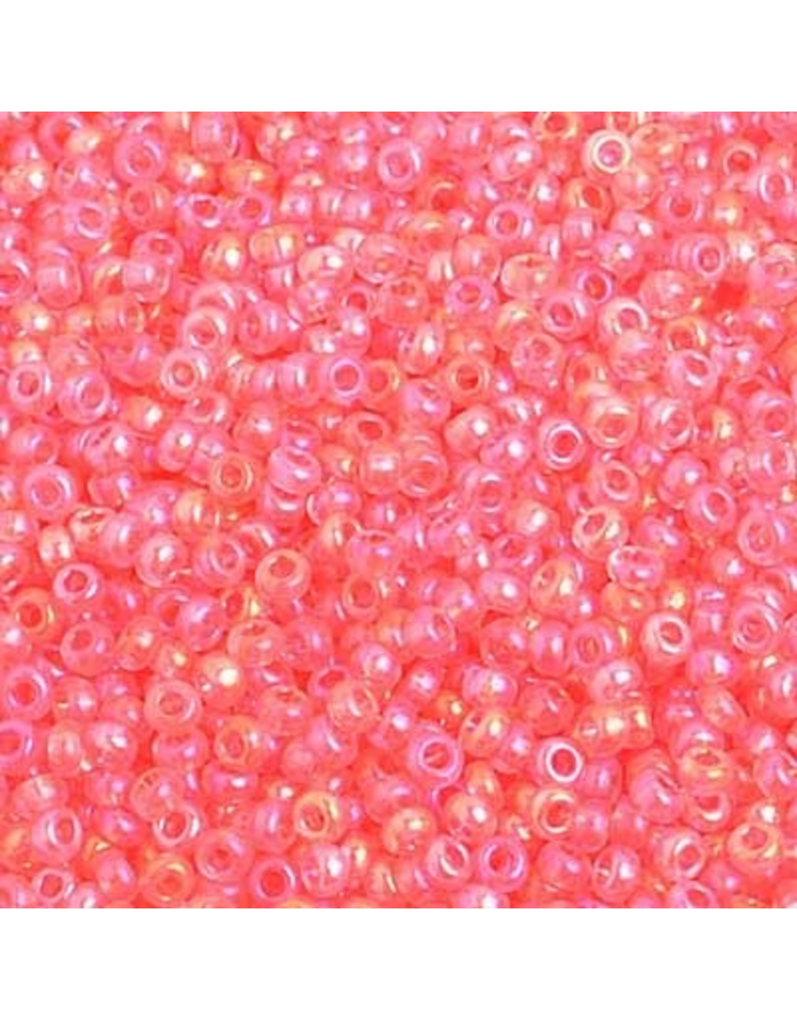 Czech *2400 10 Czech Seed 10g Transparent Salmon Orange AB