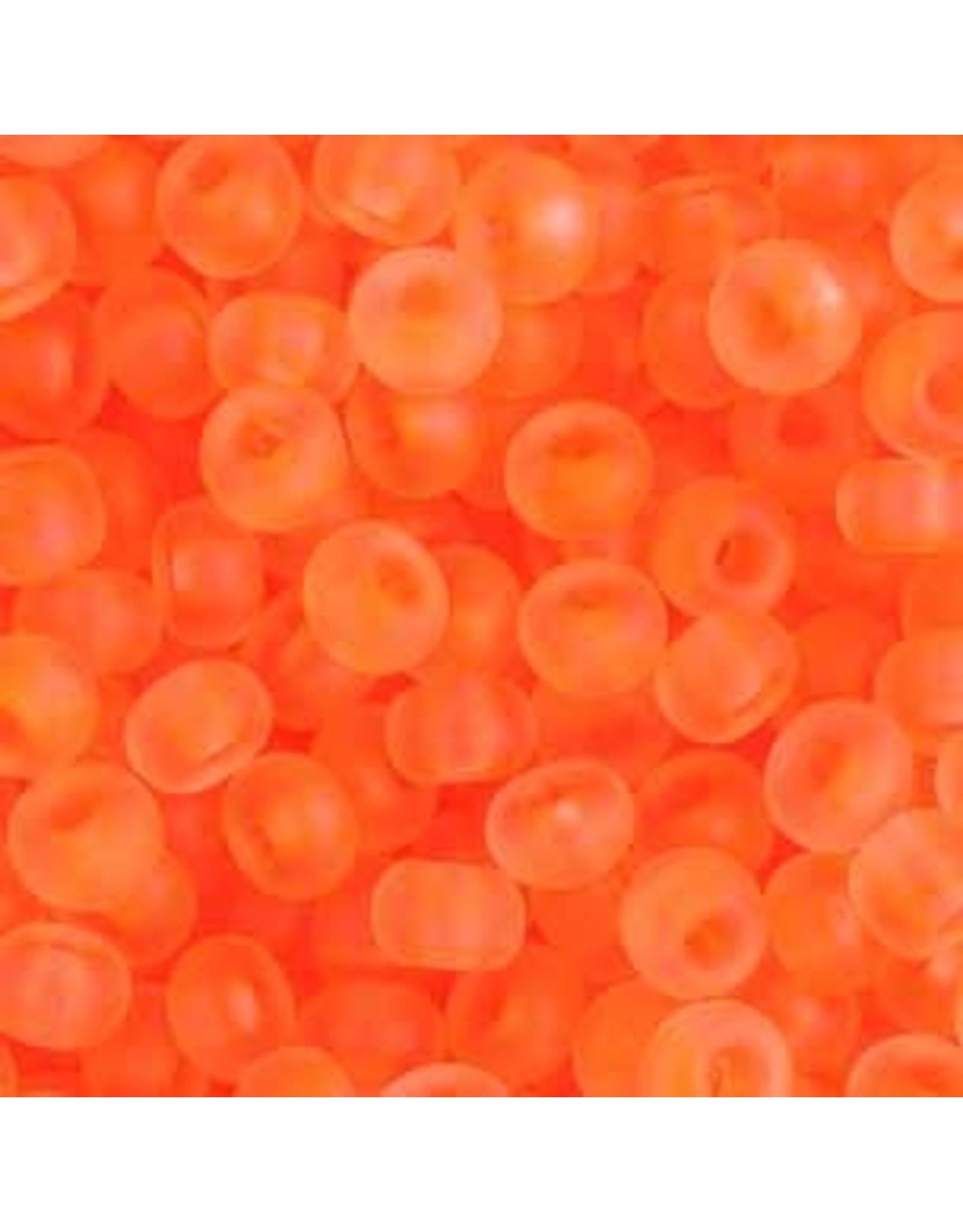 Czech *443107 6  Seed 10g  Transparent Neon Orange Matte