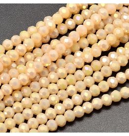 4mm Round Cream Ivory Lustre  x95