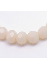 6mm Round Ivory Bisque Opal  x95