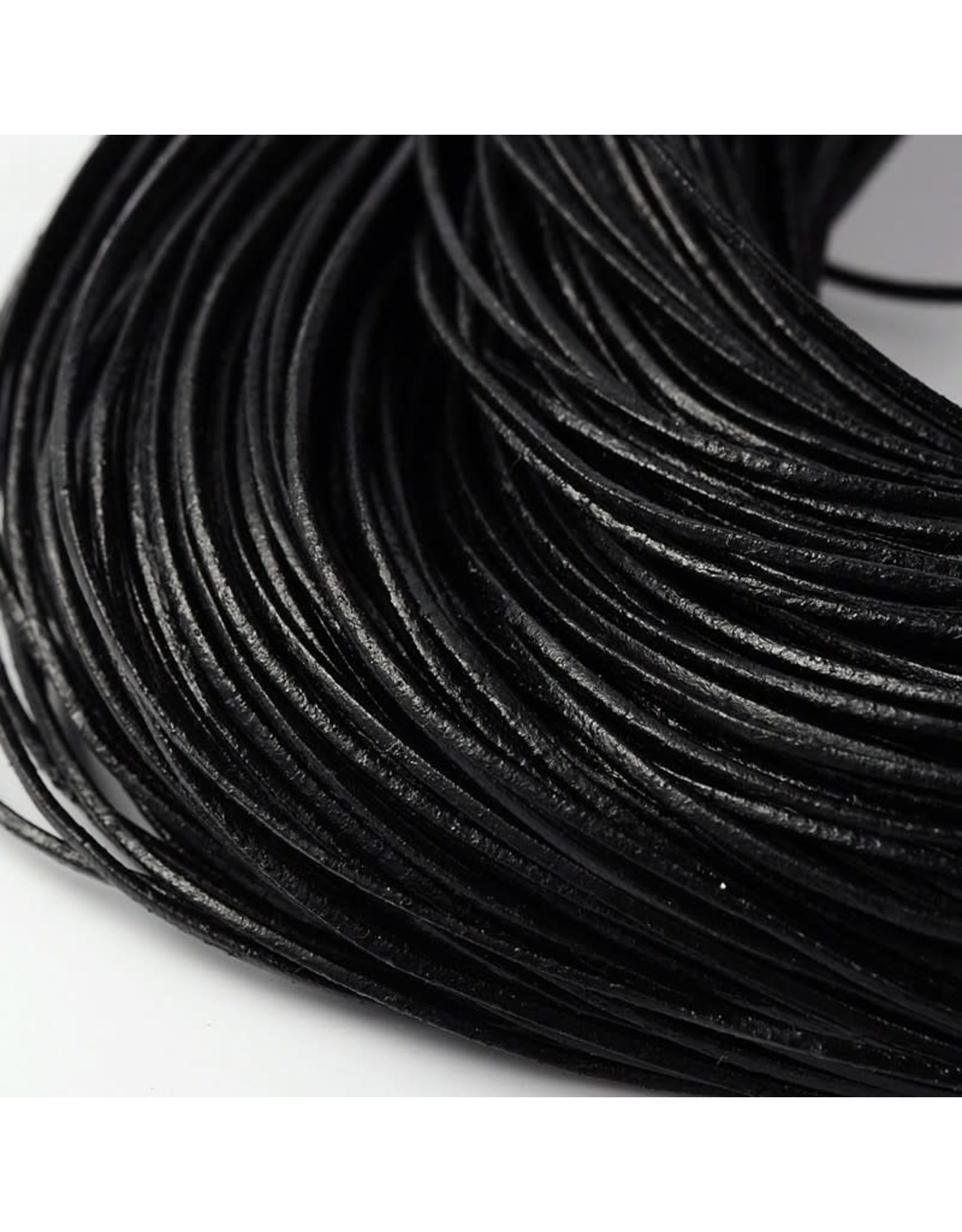 104sb 1.2mm Leather Black 10 meter