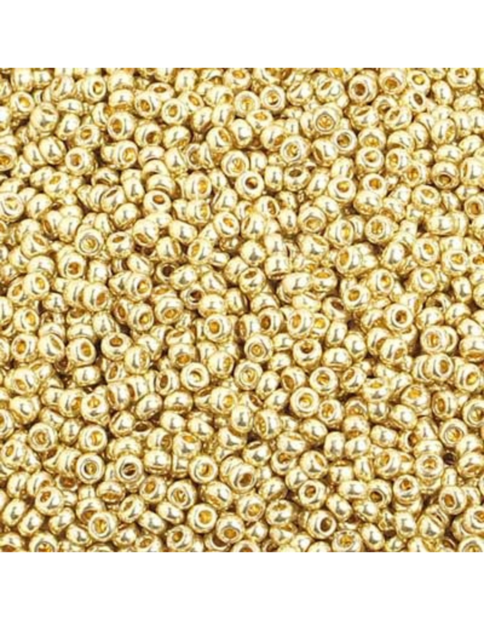 Czech *40026 10  Seed 10g  Light Gold Metallic s/g