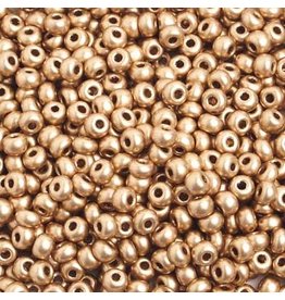 Czech *402218  6  Seed 10g  Gold Matte Metallic