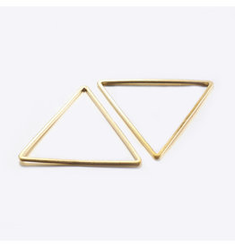Triangle Link Gold  13x15x1mm  x10  NF