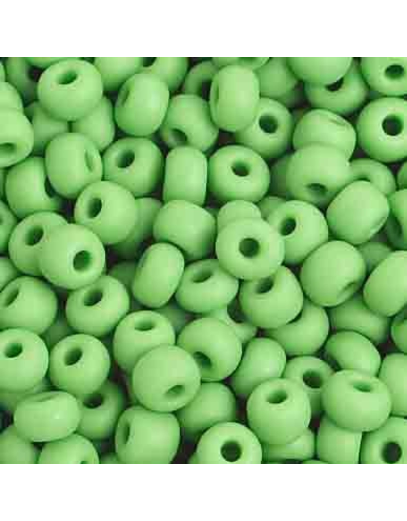 Czech 401001  6   Seed 20g  Opaque Light Green Matte