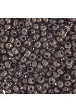 Czech 401523  6   Seed 20g  Black Travertine