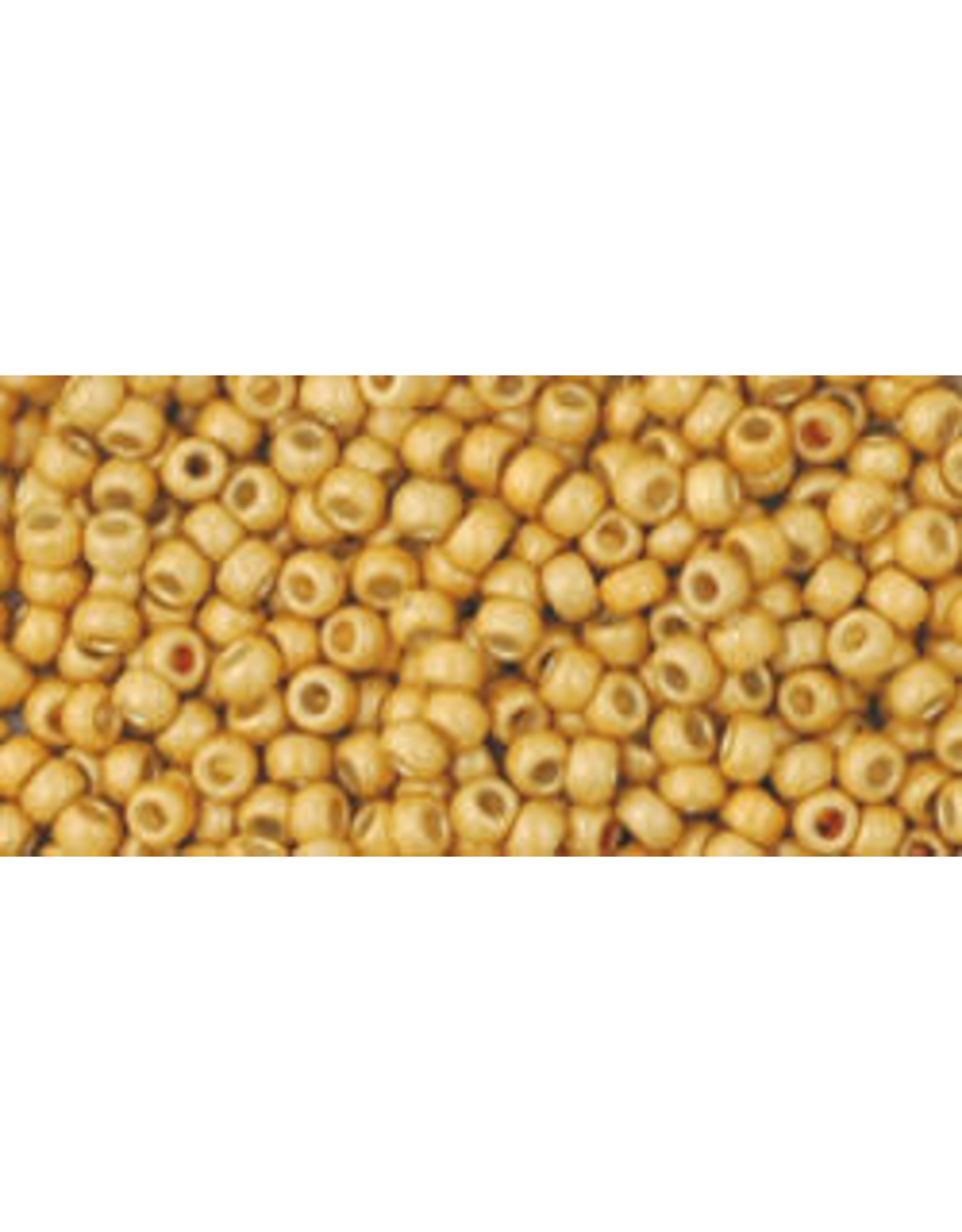 Toho pf557f   Round 6g Gold Matte Metallic