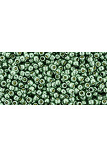 Toho pf589B 11  Round 40g Jade Green Metallic