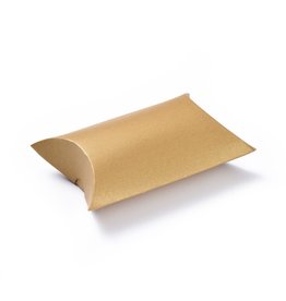 Kraft Paper Pillow Box  Natural  7x9x3cm  x10