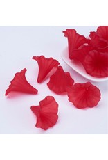 41x32mm Acrylic Calla Lily Red  x5