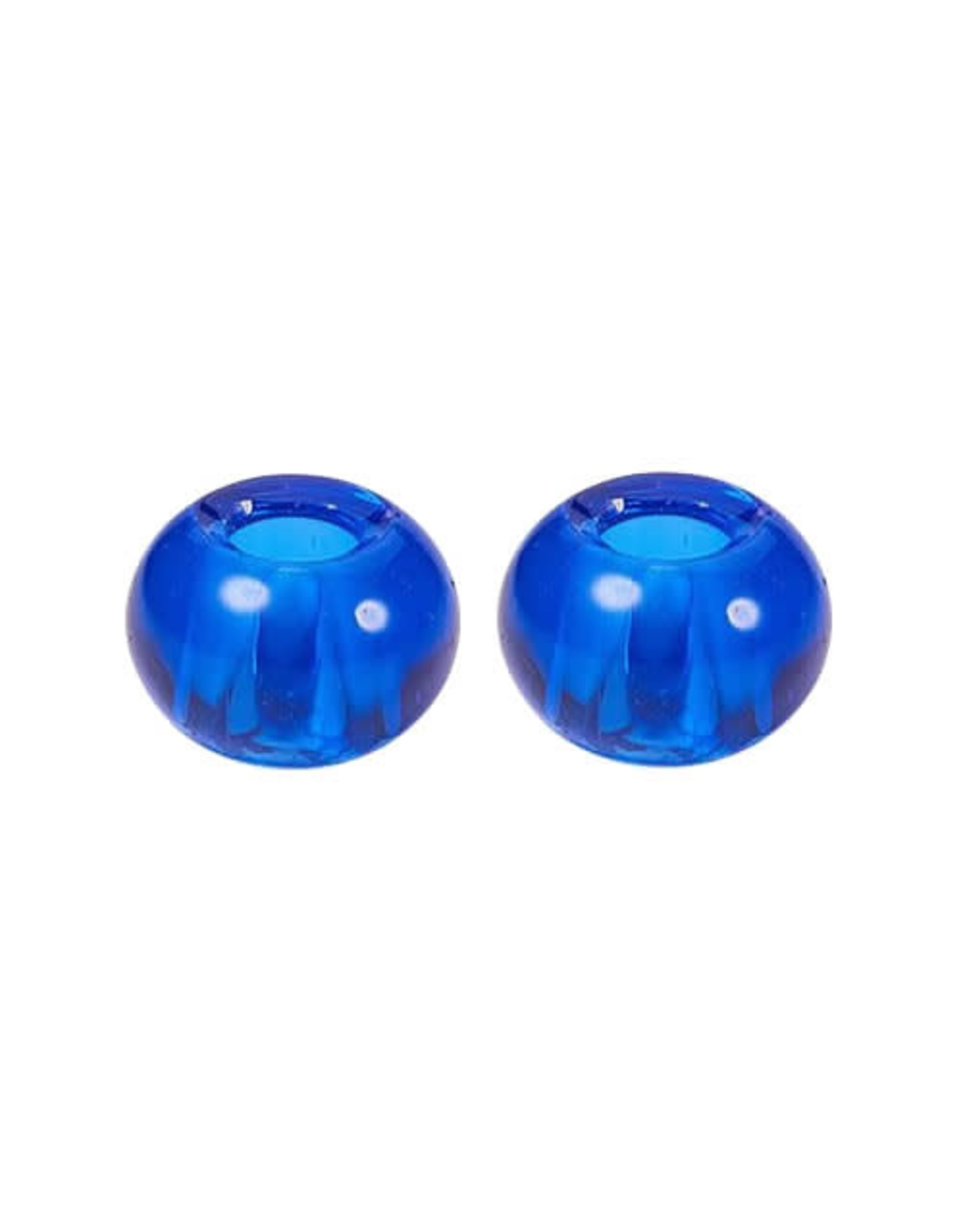 Rondelle  15x10mm Sapphire Blue  x10