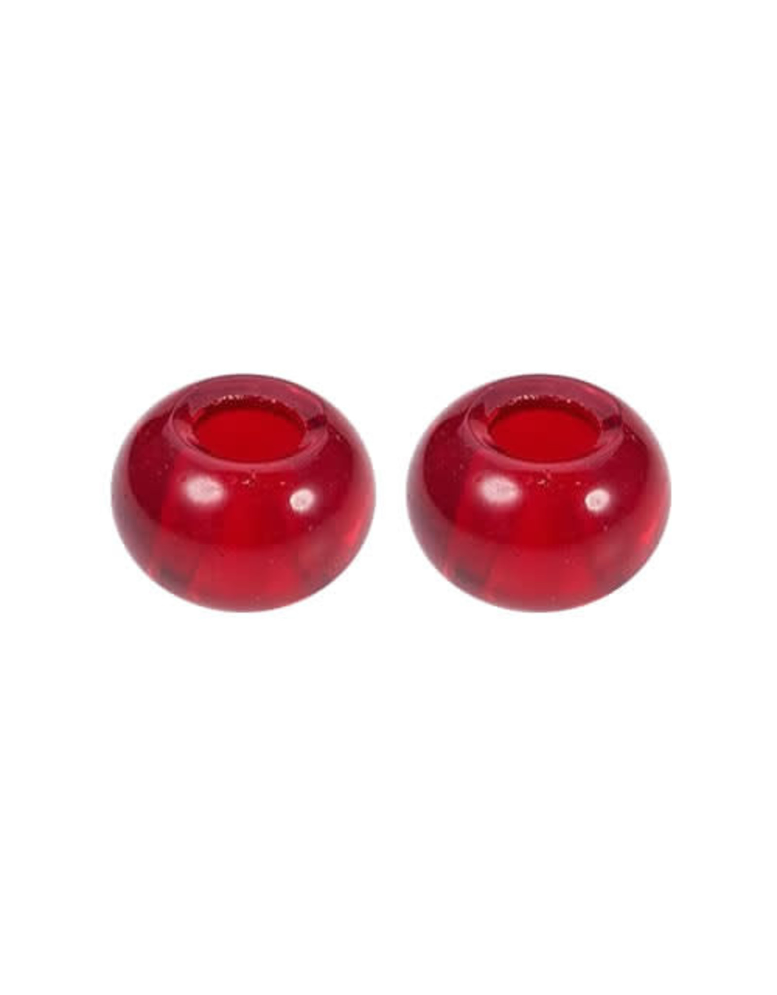 Rondelle  15x10mm Red  x10