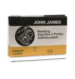 John James English Beading Needle Size 10  x25