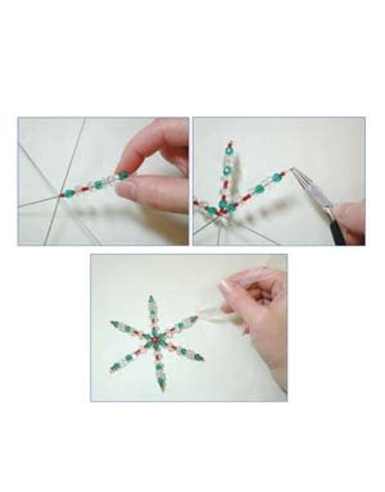 Snowflake Form 3  3/4"  Silver  x8
