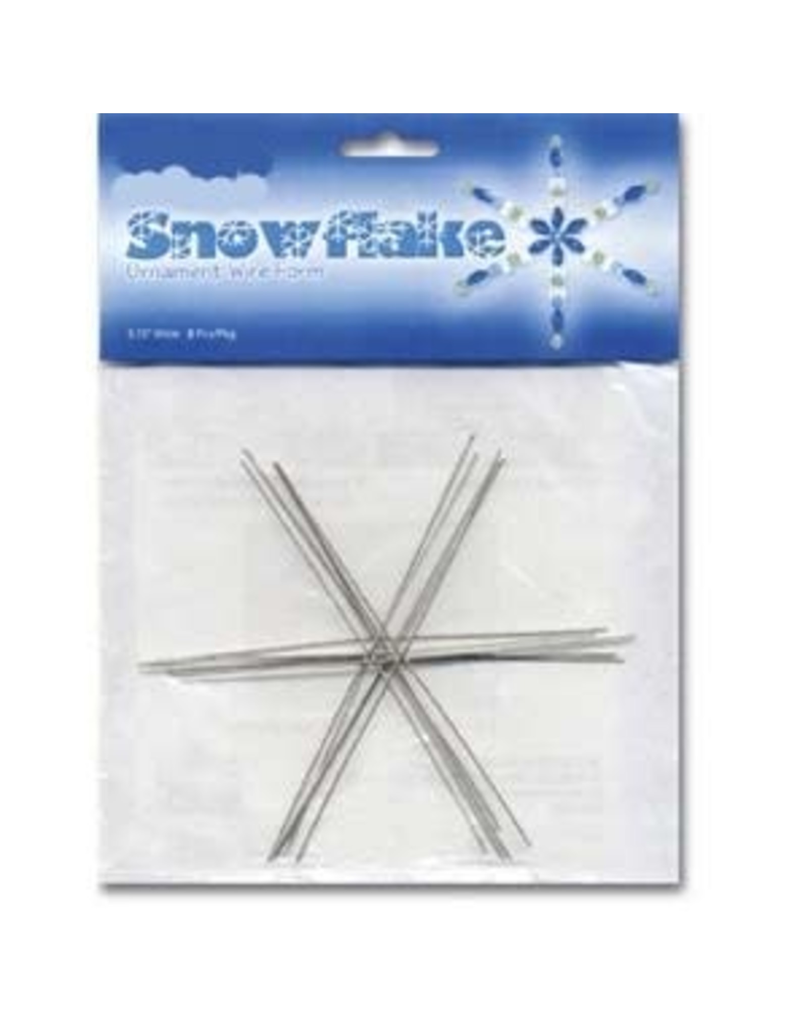 Snowflake Form 4  1/2"  Silver  x7
