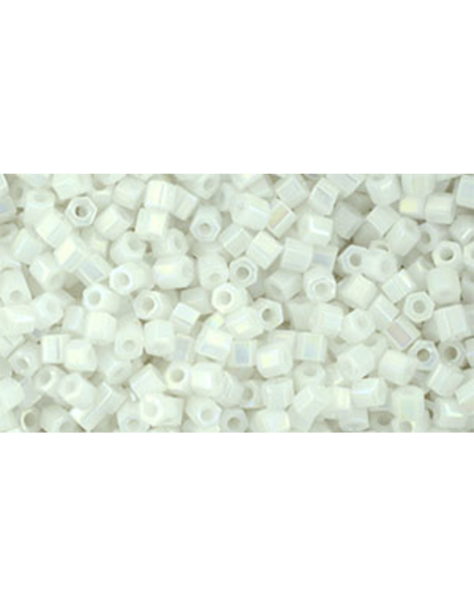Toho 401 11  Hex 6g Opaque White AB