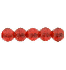 9008 3mm English Cut Siam Ruby Red x50