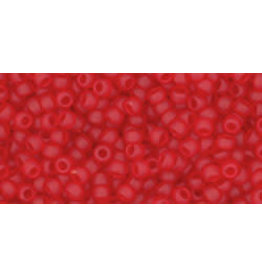 Toho 5bfB 11  Round 40g Transparent Siam Ruby Red Matte