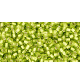 Toho 24fB 11  Round 40g Lime Green s/l Matte