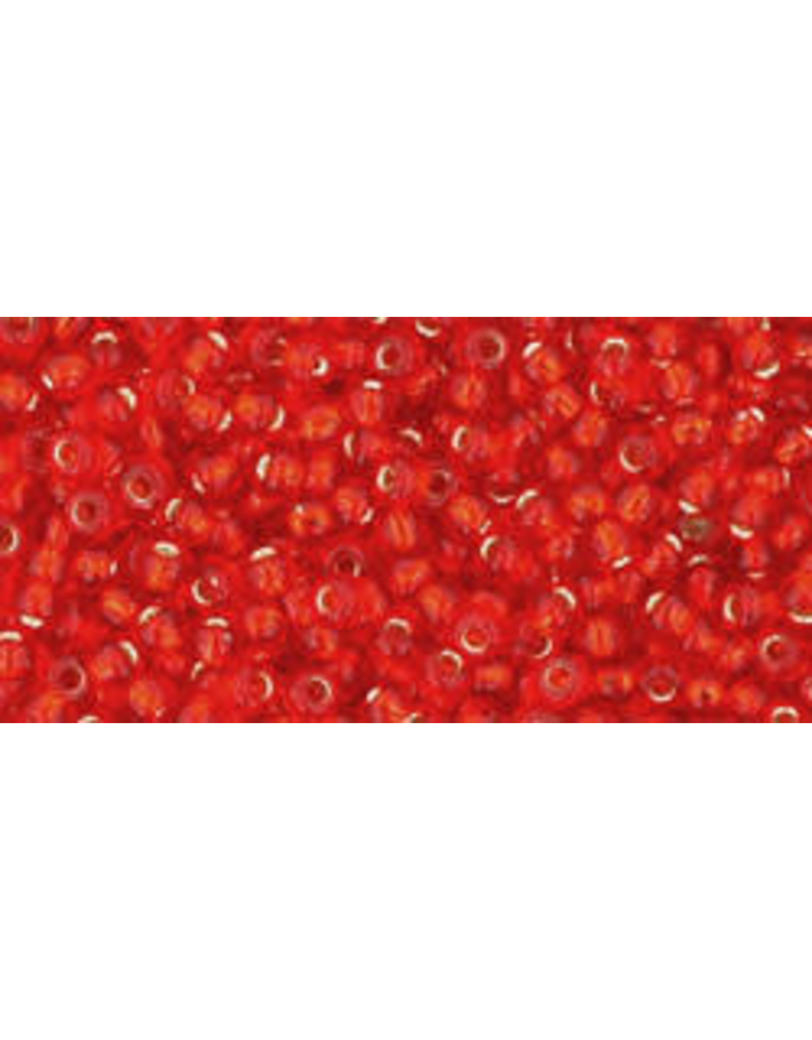 Toho 25fB 11  Round 40g Light Siam Red s/l Matte