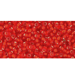 Toho 25fB 11  Round 40g Light Siam Red s/l Matte