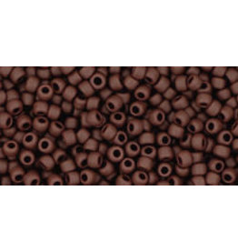 Toho 46fB 11  Round 40g Opaque Oxblood Brown Matte