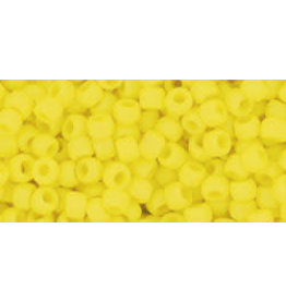 Toho 42fB 8  Round 40g Opaque Dandelion Yellow Matte