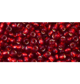 Toho 25cB 8  Round 40g Ruby Red s/l