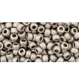 Toho 566B 8  Round 40g  Antique Silver Matte Metallic