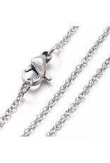 Stainless Steel  Necklace  1.5x.5mm  17'' x1