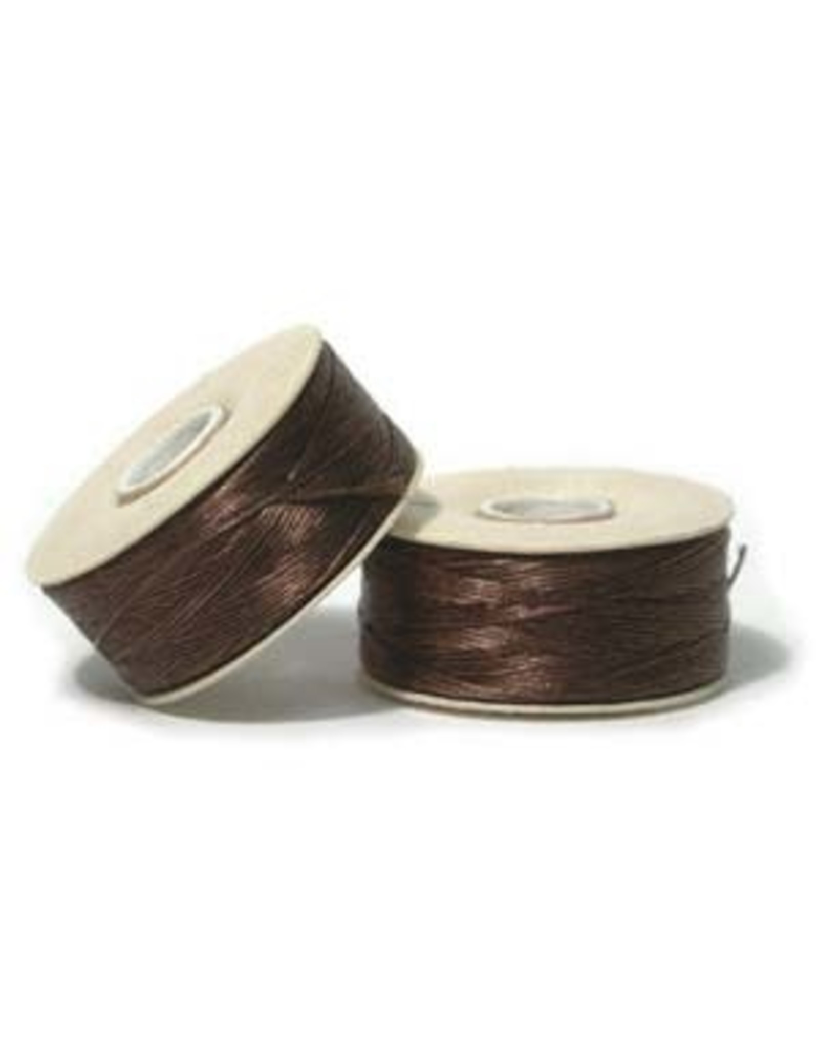 Nymo D'    Brown Small Bobbin 59m