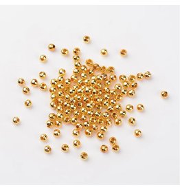 Round Gold Spacer Bead  4mm  x100