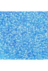 Czech *1250  10  Seed 10g  Transparent Aqua  Blue AB