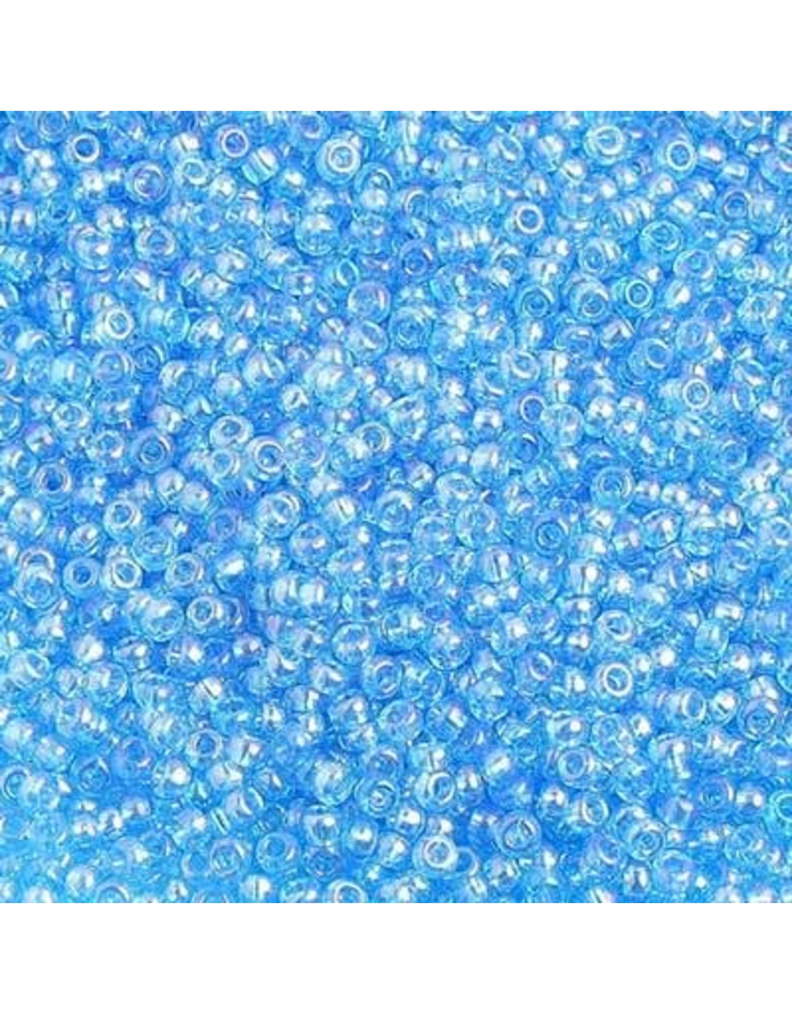 Czech 1250  10  Seed 20g  Transparent Aqua  Blue AB