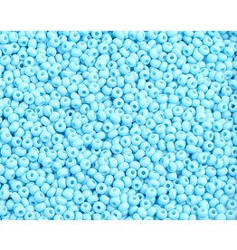 Czech 2339 10  Seed 10g  Opaque Aqua Blue Matte