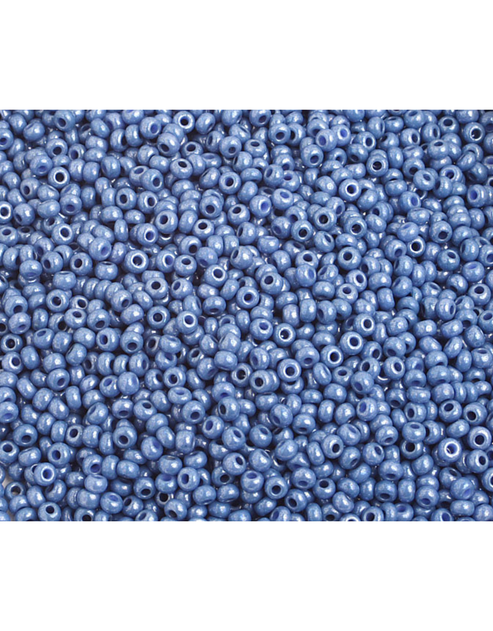 Czech *2375 10  Seed 10g  Opaque  Blue Lustre