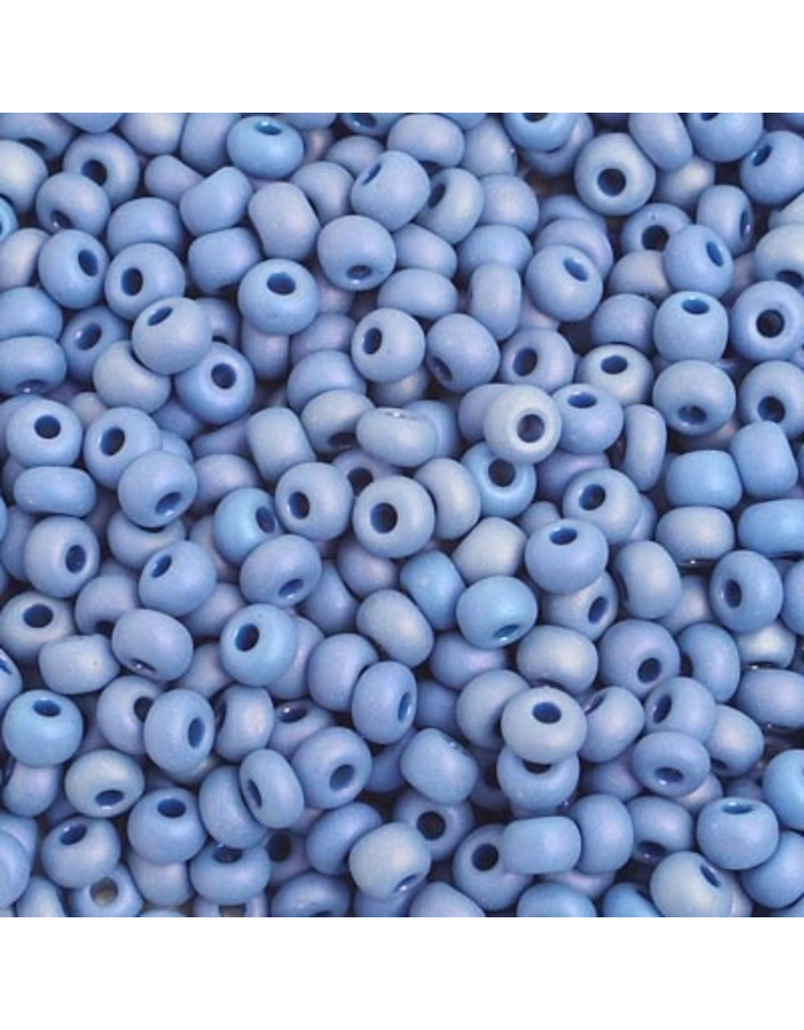 Czech 401073 6  Seed 20g   Opaque  Blue AB Matte