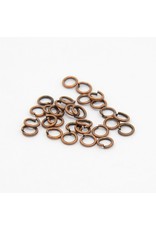 Jump Ring 4mm Antique Copper  approx 22g  x100 NF