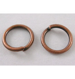 Jump Ring 8mm Antique Copper  approx 20g  x100 NF