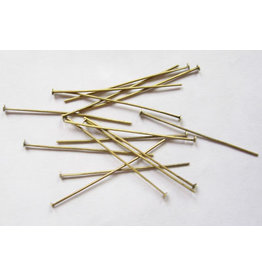 Headpins 2” 21g  Antique Brass   x100 NF