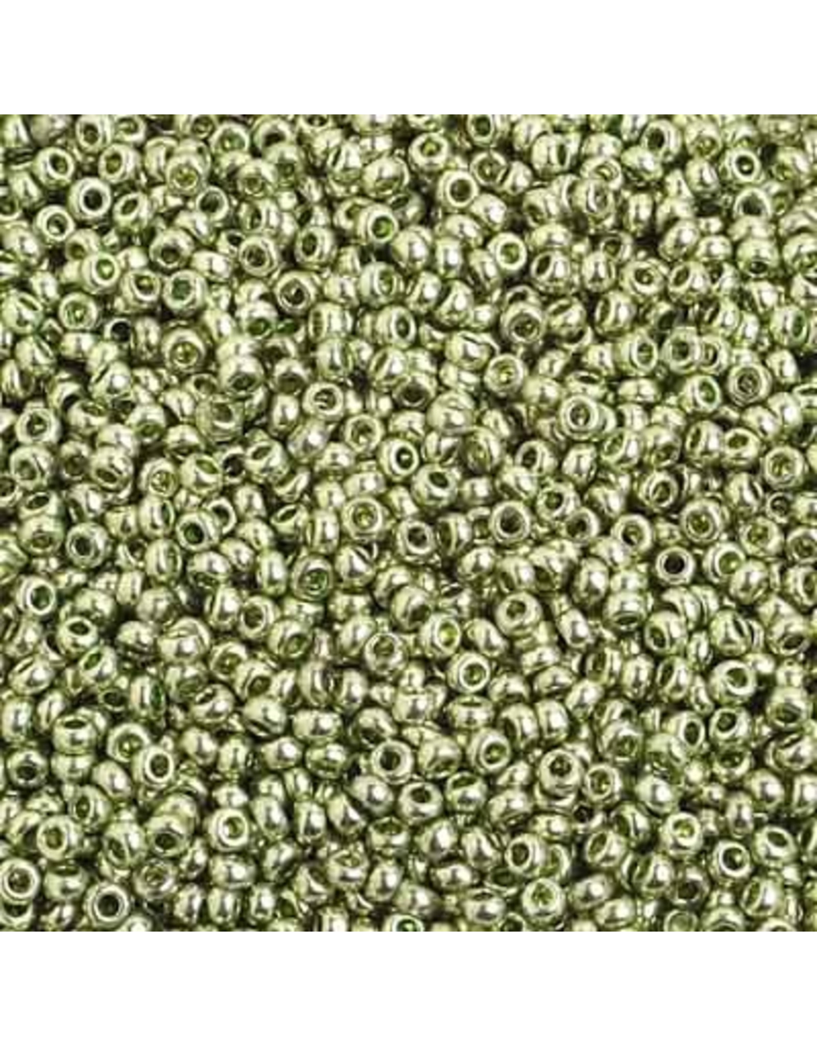 Czech 40032 10  Seed  125g Light Green Metallic s/g