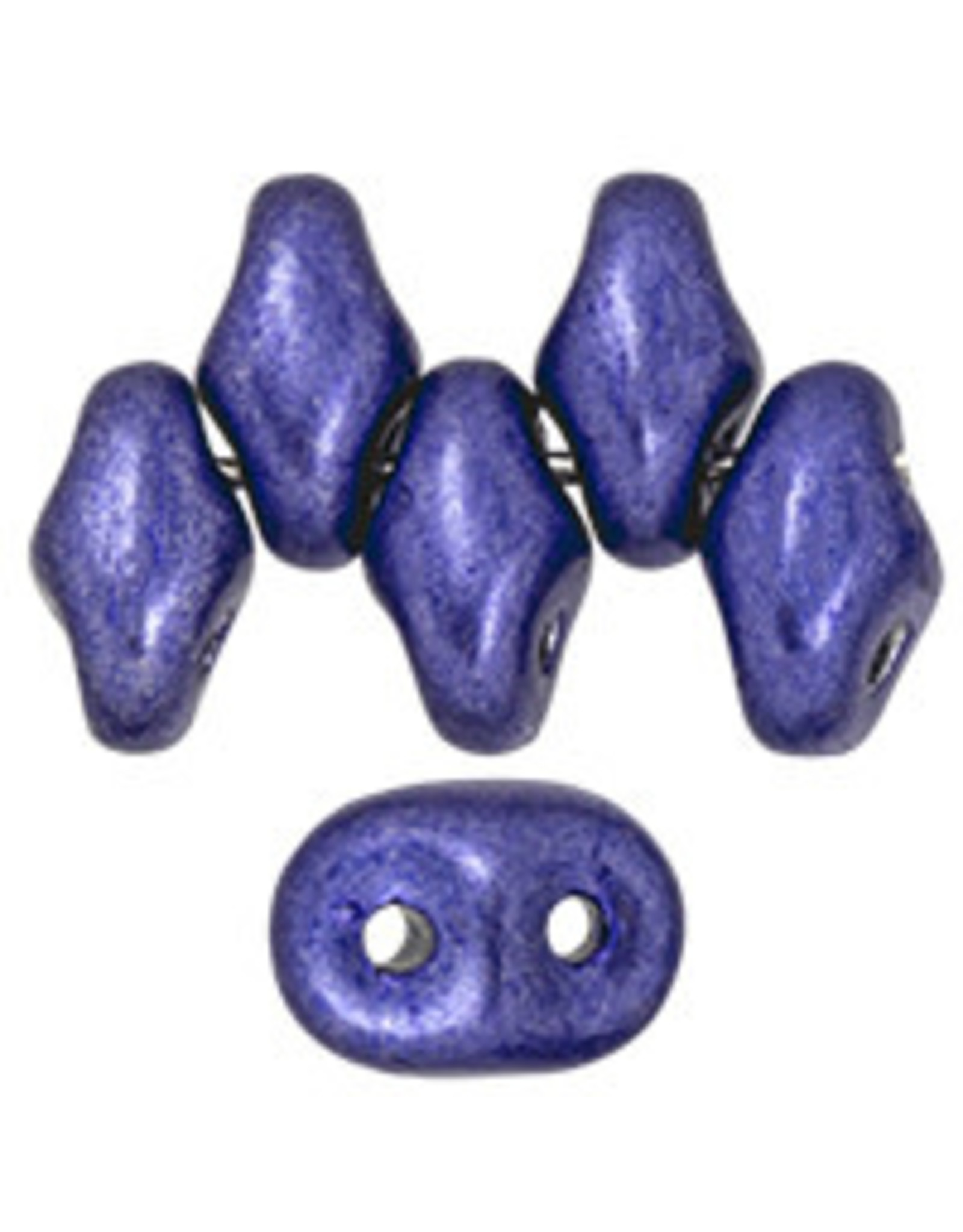 Czech SuperDuo 6g  Violet Purple Metallic