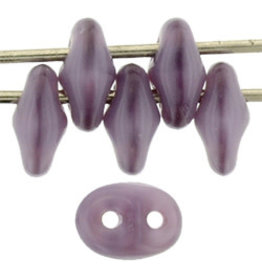 Czech SuperDuo 6g   Milky Purple Amethyst