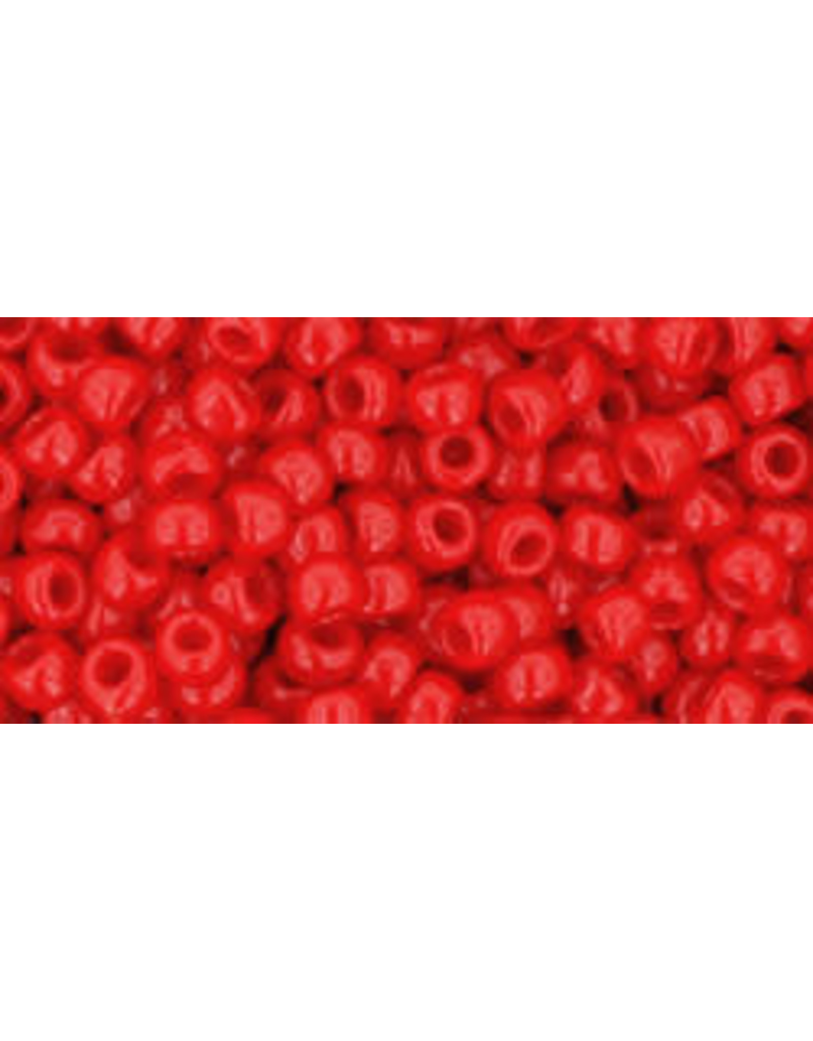 Toho 45a  8  Round  40g  Opaque Cherry Red