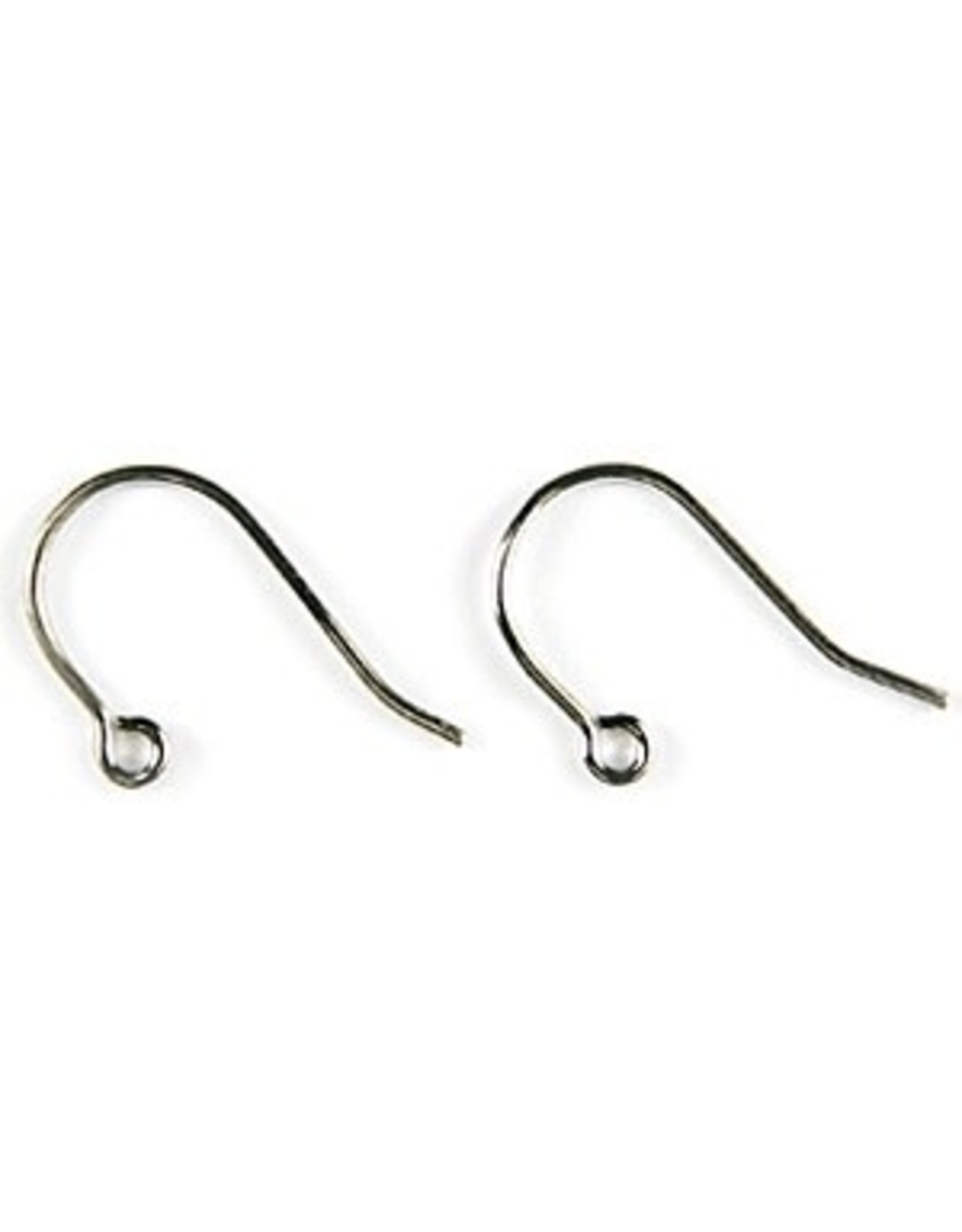 Ear Wire Small 15mm Platinum x50 NF