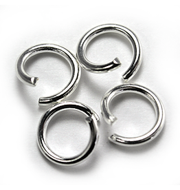 Jump Ring 8mm Silver  approx 16g  x50 NF