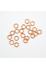 Jump Ring 6mm Copper  approx 16g  x100 NF